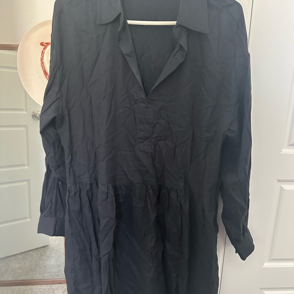 H&M Black Long Sleeve Dress